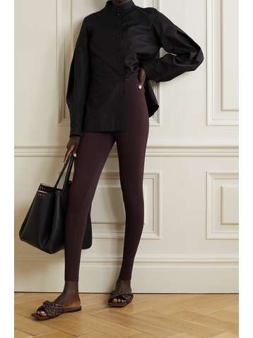 ALAÏA Stretch-knit leggings