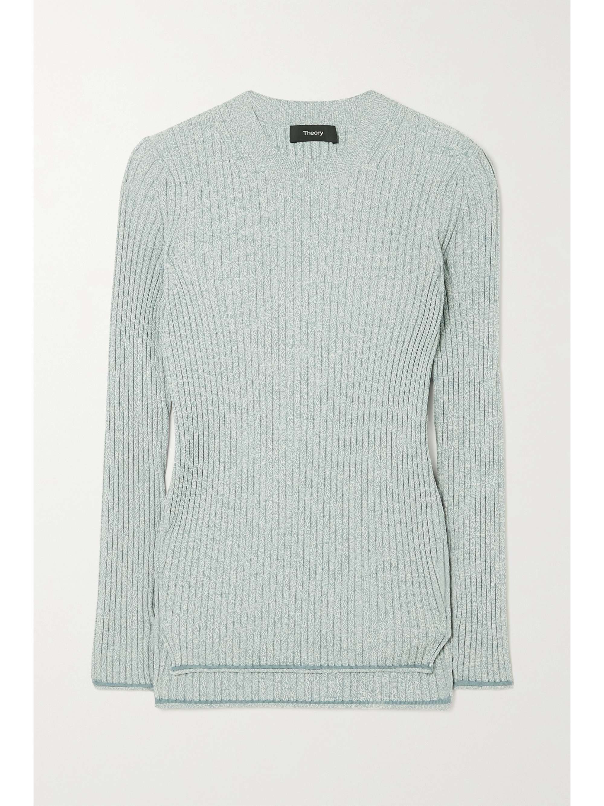 Mouline ribbed-knit sweater | THEORY 