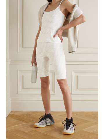 FENDI Embossed stretch top