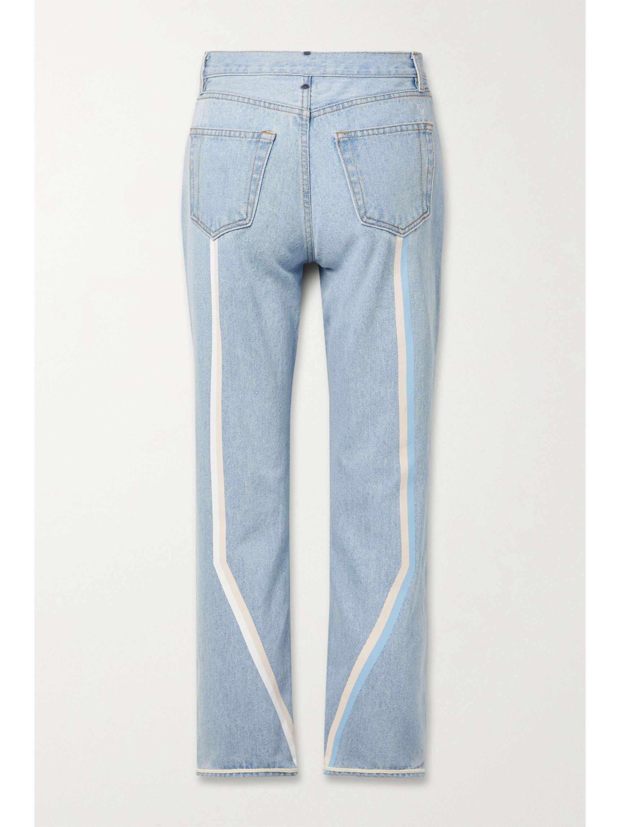 Light denim Beach Tate striped high 
