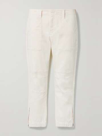 FRAME Pantalon fuselé en serge de coton stretch