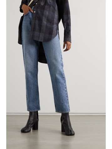 MAISON MARGIELA Tabi split-toe leather ankle boots