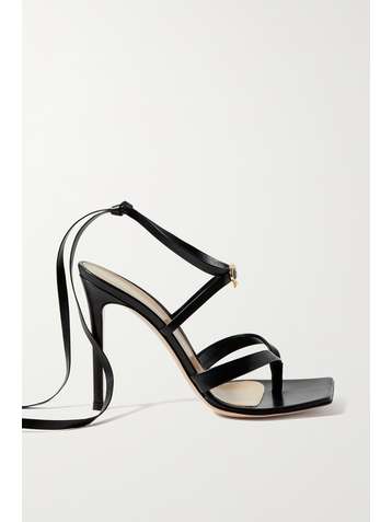 GIANVITO ROSSI Ribbon 105 Schnürsandalen aus Leder