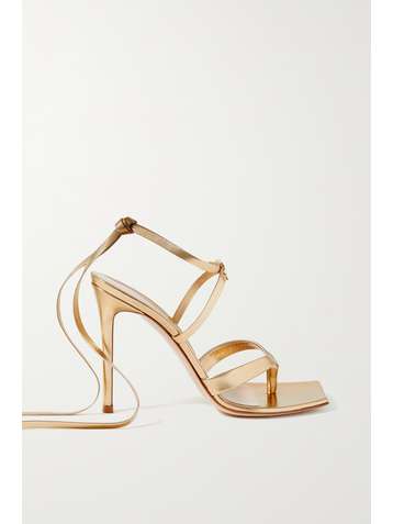 GIANVITO ROSSI Ribbon 105 lace-up leather sandals