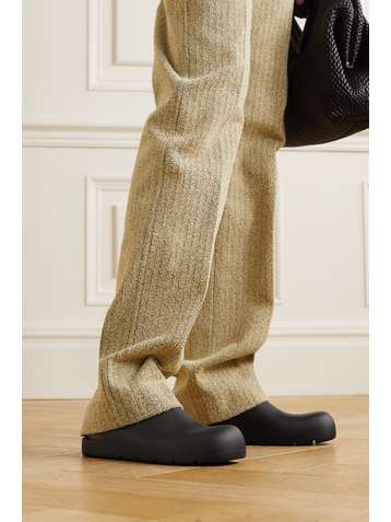 BOTTEGA VENETA Puddle rubber slingback clogs