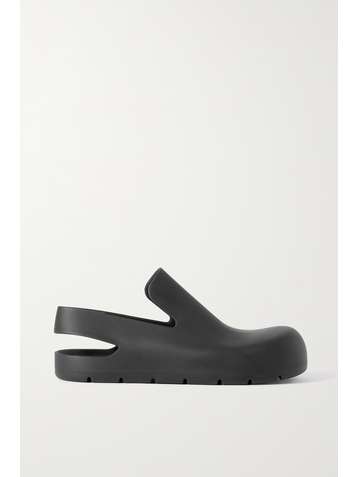 BOTTEGA VENETA Puddle rubber slingback clogs
