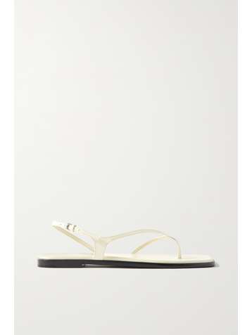 THE ROW Constance Slingback-Zehensandalen aus Leder