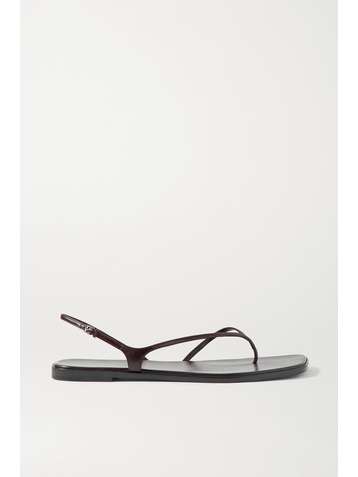 THE ROW Constance leather slingback sandals