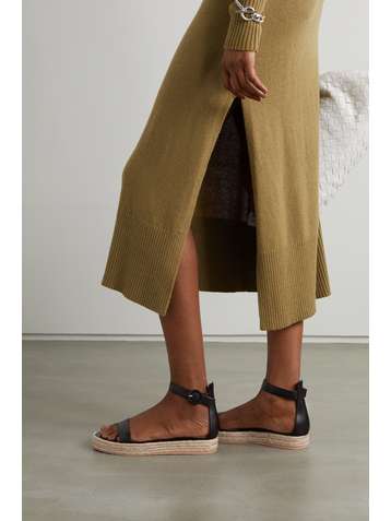 GIANVITO ROSSI 25 leather espadrilles