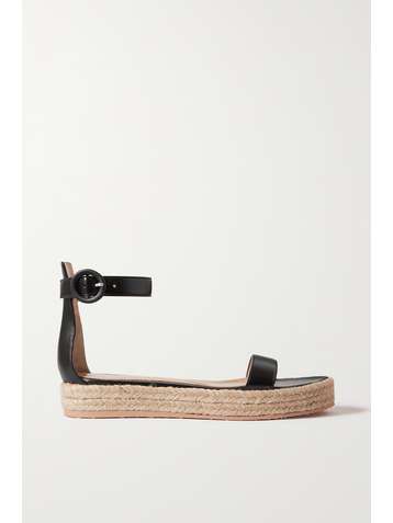 GIANVITO ROSSI 25 leather espadrilles