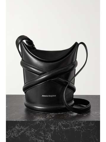 ALEXANDER MCQUEEN The Curve small leather bucket bag