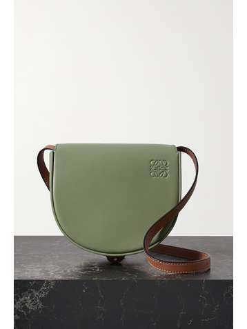 LOEWE Heel Duo two-tone leather shoulder bag