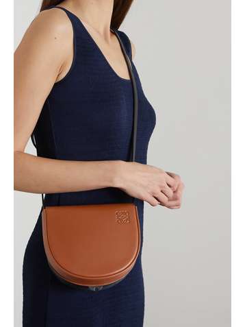 LOEWE Heel Duo two-tone leather shoulder bag