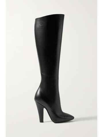 SAINT LAURENT Koller leather knee boots