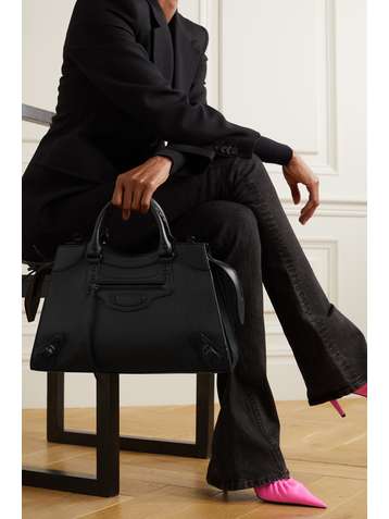 BALENCIAGA Neo Classic City mittelgroße Tote aus strukturiertem Leder