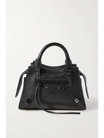 BALENCIAGA Neo Classic City mini textured-leather tote