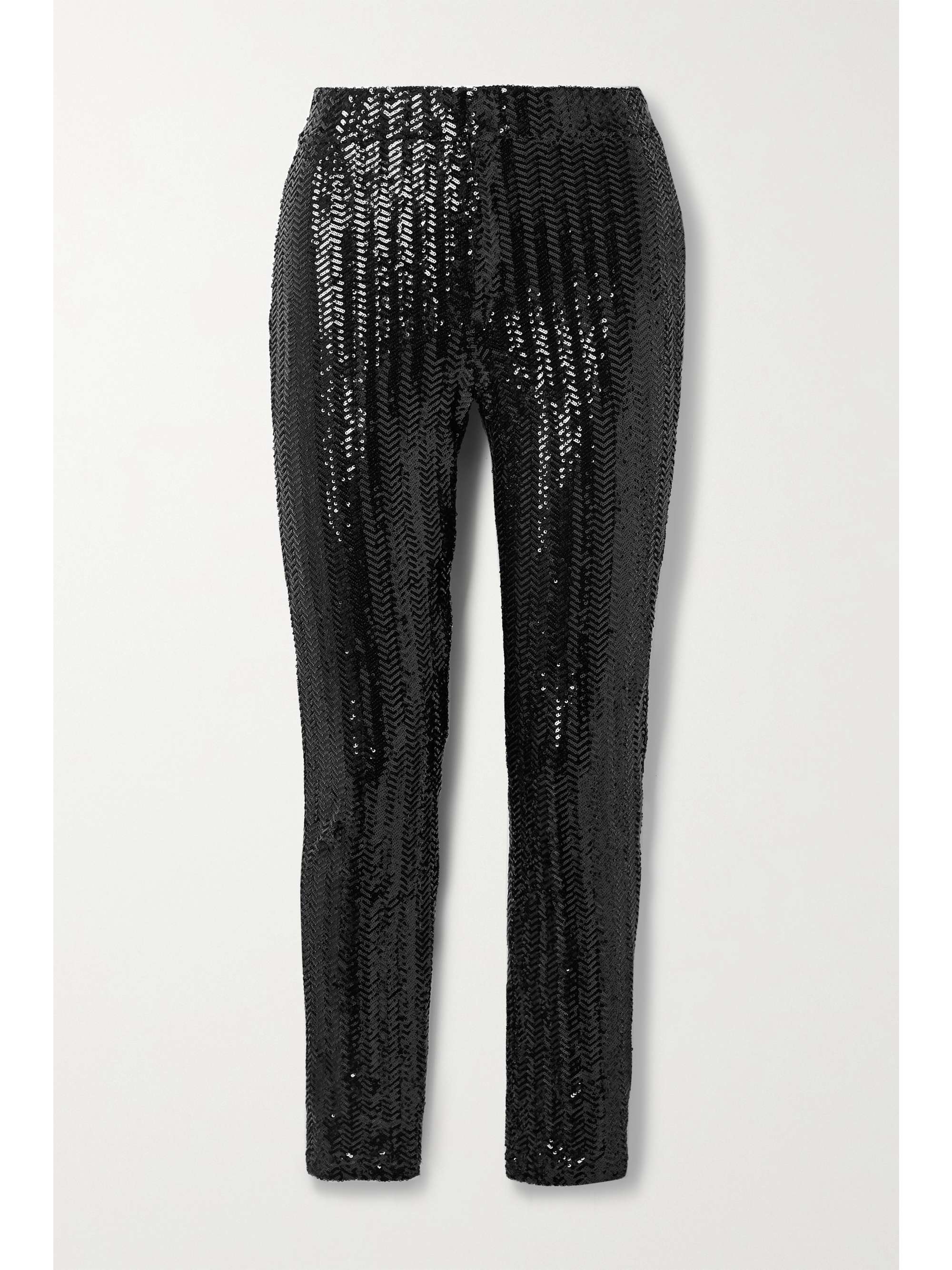 black sequins leggings