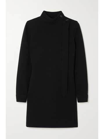 SAINT LAURENT Mini-robe en laine mélangée