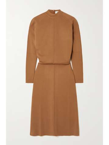 SAINT LAURENT Wool midi dress
