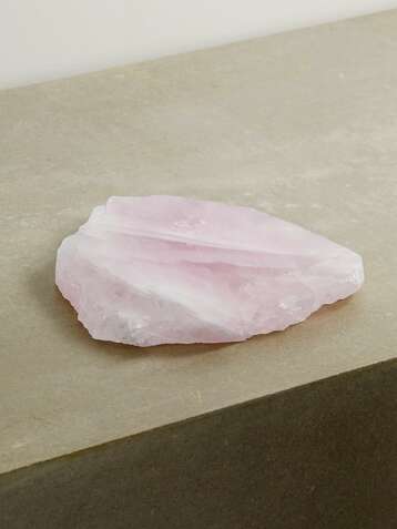 JIA JIA Large rose quartz display tray