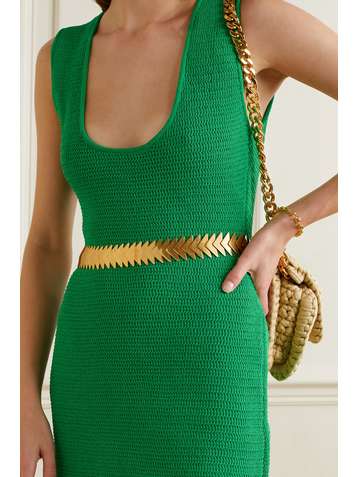 BOTTEGA VENETA Gold-tone belt