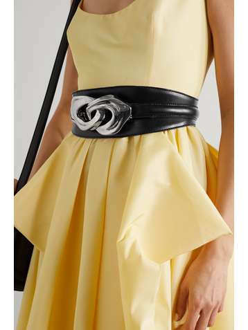 ALEXANDER MCQUEEN Taillengürtel aus Leder mit Verzierung
