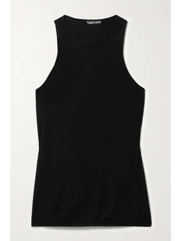 TOM FORD Cashmere and silk-blend tank