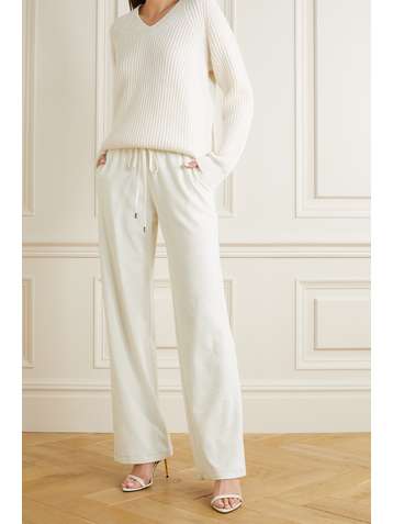 TOM FORD Cotton-terry track pants