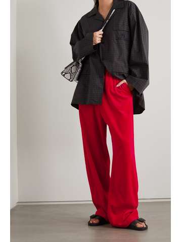 BALENCIAGA Jogginghose aus Velours aus einer Baumwollmischung