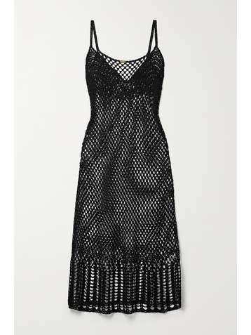 CULT GAIA Silena crochet-knit midi dress