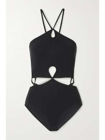 CHRISTOPHER ESBER Neckholder-Badeanzug mit Cut-outs