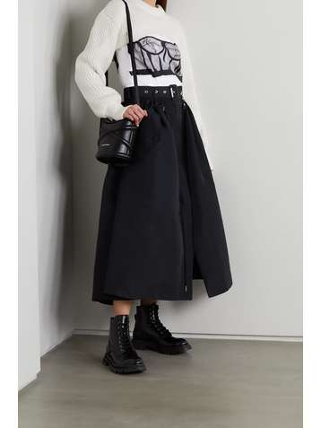 ALEXANDER MCQUEEN Printed cotton-jersey T-shirt