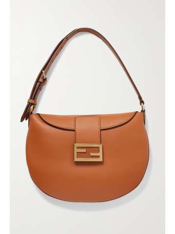 FENDI Sac porté épaule en cuir Croissant Medium