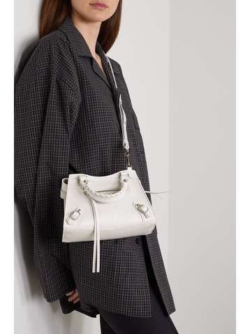 BALENCIAGA Neo Classic City mini Tote aus strukturiertem Leder