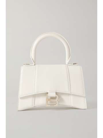 BALENCIAGA Hourglass XS Tote aus Leder