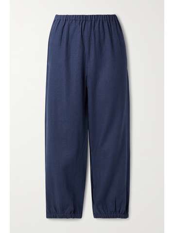SUZIE KONDI Safari linen tapered pants