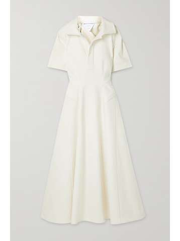 BOTTEGA VENETA Stretch-linen midi dress