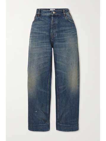 BALENCIAGA Cropped high-rise jeans