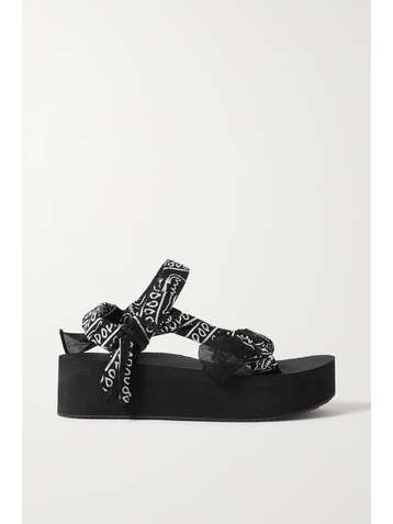 ARIZONA LOVE Trekky Plateausandalen aus bedruckter Baumwolle und Canvas