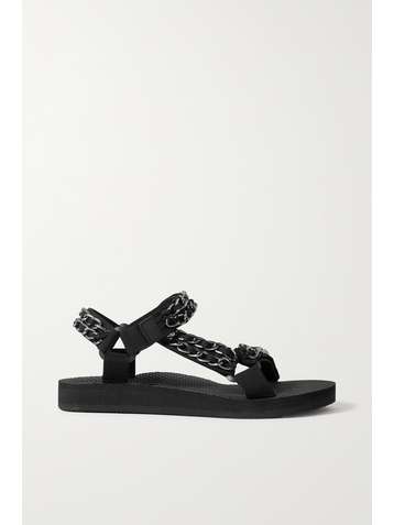 ARIZONA LOVE Trekky Plateausandalen aus Canvas mit Ketten