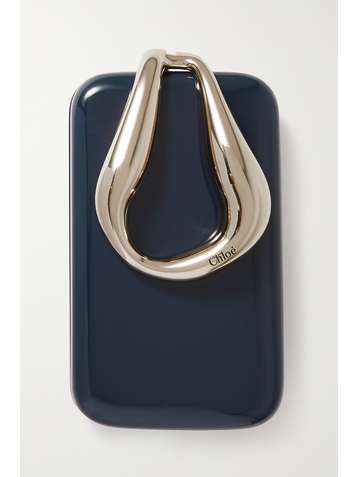 CHLOÉ Kiss resin clutch