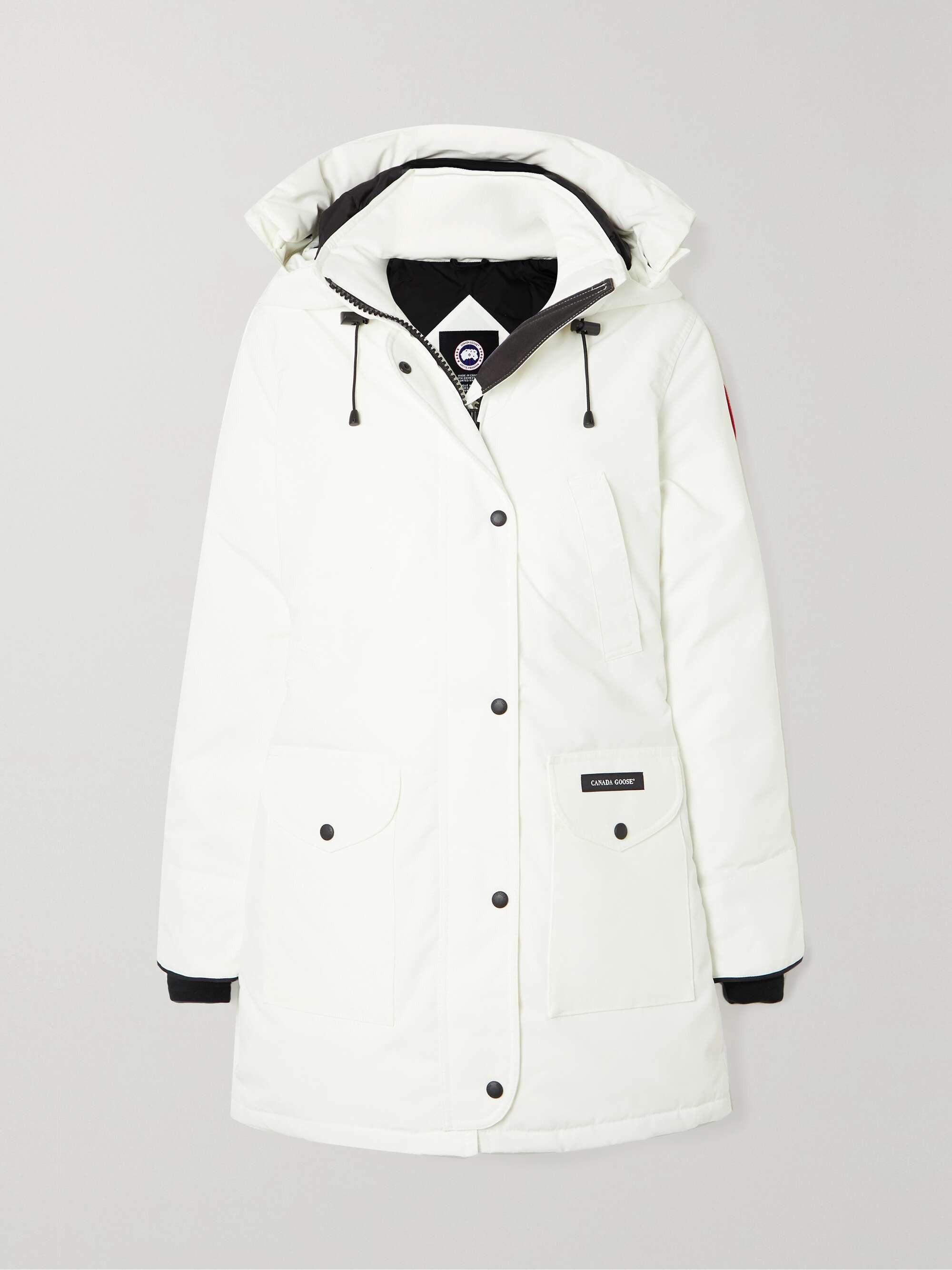 canada goose trillium hooded shell down parka