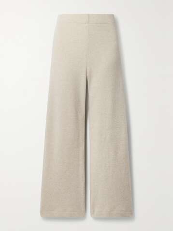 LESET Sienna wool-blend wide-leg pants