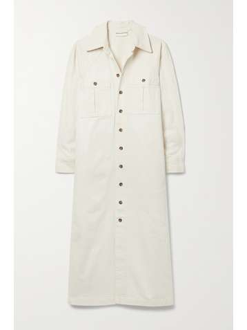 MARA HOFFMAN + NET SUSTAIN Charolette organic denim midi dress