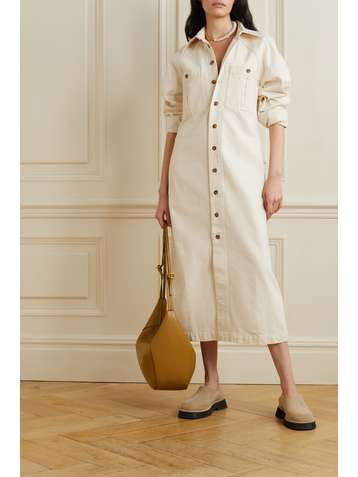MARA HOFFMAN + NET SUSTAIN Charolette organic denim midi dress