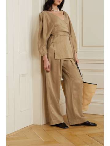 MARA HOFFMAN Haut cache-cœur en Lyocell TENCEL et lin mélangés Susa - NET SUSTAIN