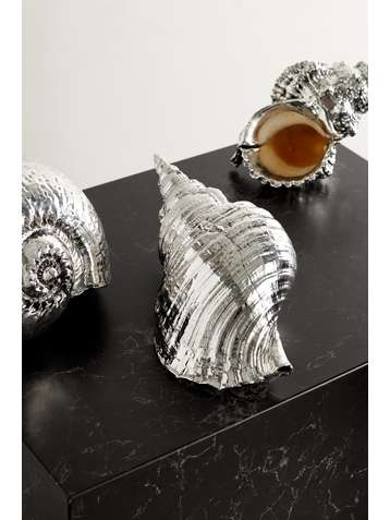 BUCCELLATI Medium silver and shell ornament