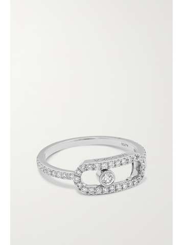 MESSIKA Move Uno 18-karat white gold diamond ring