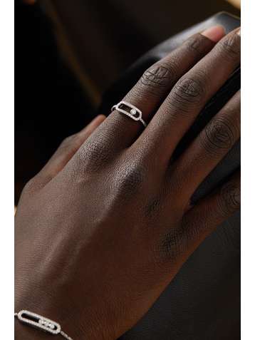 MESSIKA Move Uno 18-karat white gold diamond ring