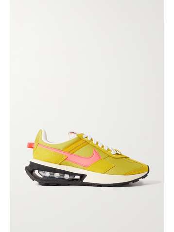 NIKE Baskets en résille à finitions en daim et en cuir Air Max